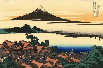  Saw Works - dawn at isawa in the kai province Katsushika Hokusai Ukiyoe